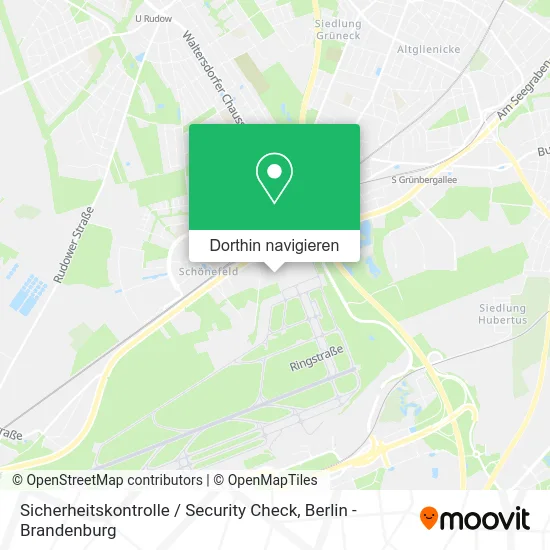 Sicherheitskontrolle / Security Check Karte