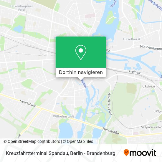 Kreuzfahrtterminal Spandau Karte
