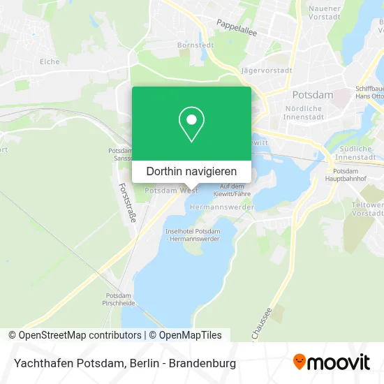 Yachthafen Potsdam Karte