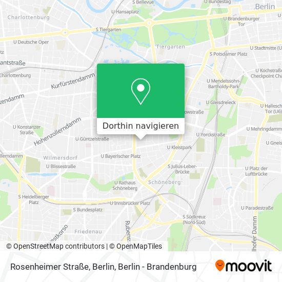 Rosenheimer Straße, Berlin Karte