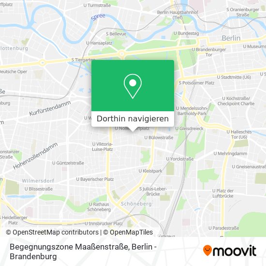 Begegnungszone Maaßenstraße Karte