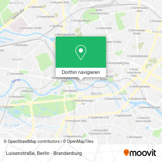 Luisenstraße Karte