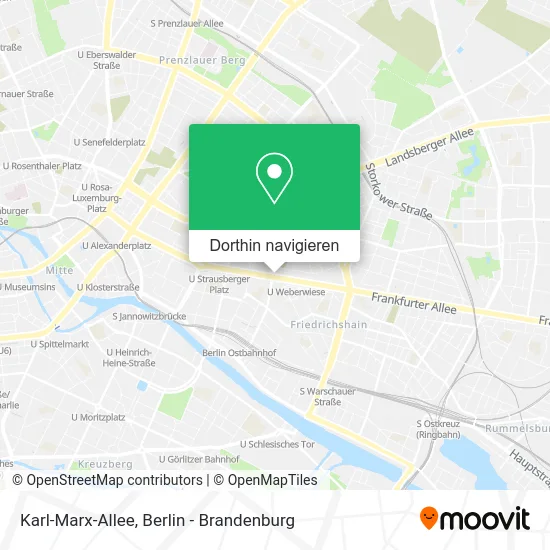 Karl-Marx-Allee Karte