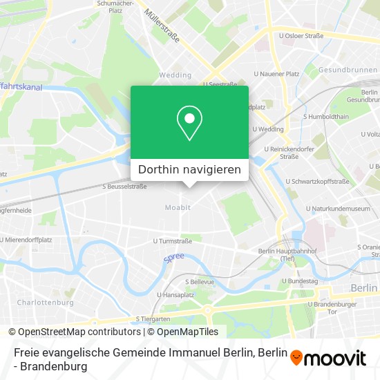 Freie evangelische Gemeinde Immanuel Berlin Karte