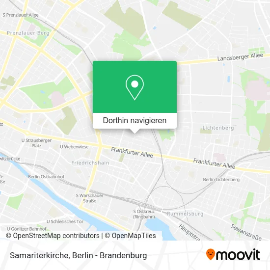 Samariterkirche Karte