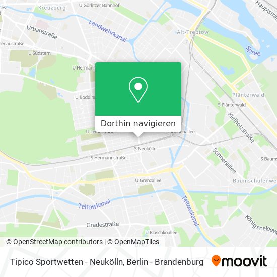 Tipico Sportwetten - Neukölln Karte