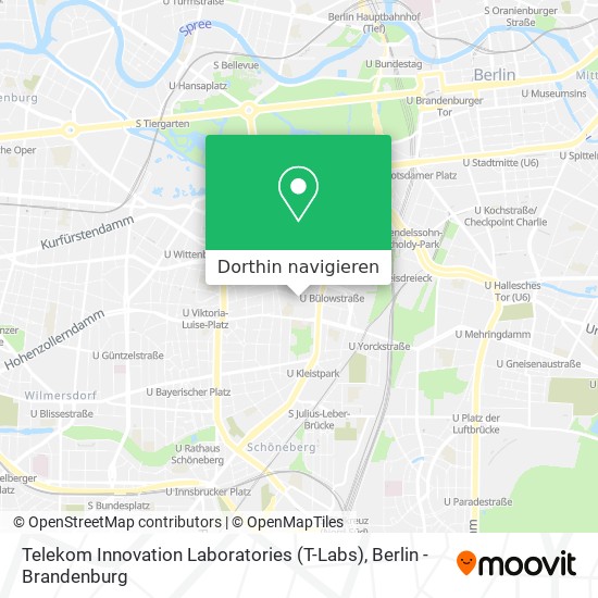 Telekom Innovation Laboratories (T-Labs) Karte