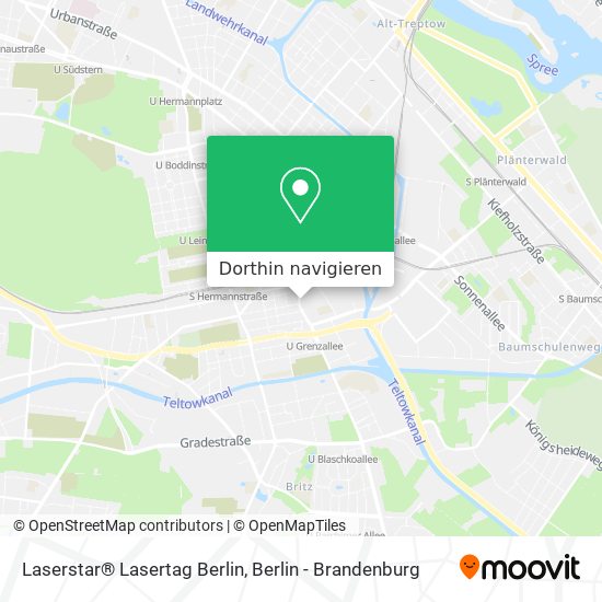 Laserstar® Lasertag Berlin Karte