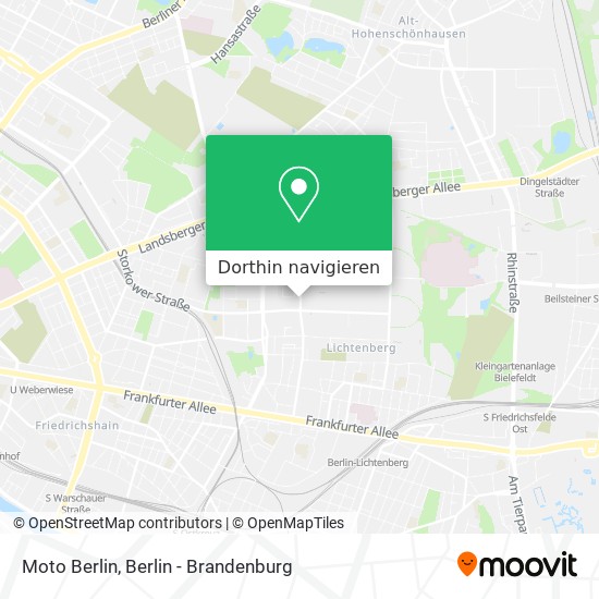 Moto Berlin Karte