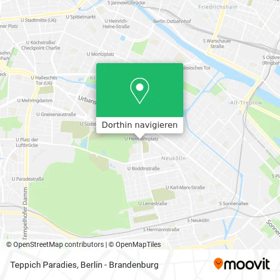 Teppich Paradies Karte