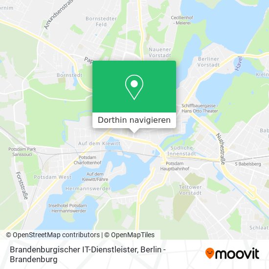 Brandenburgischer IT-Dienstleister Karte