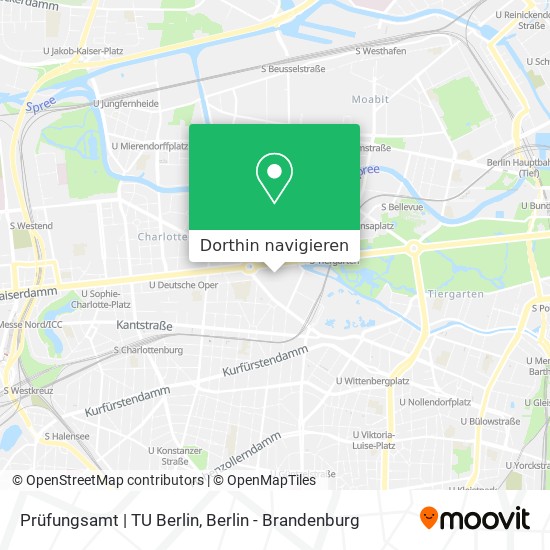 Prüfungsamt | TU Berlin Karte