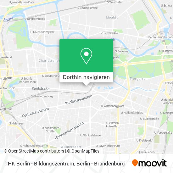 IHK Berlin - Bildungszentrum Karte