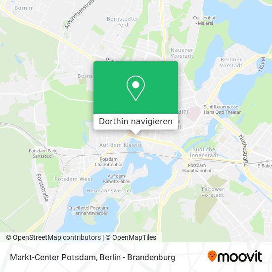 Markt-Center Potsdam Karte