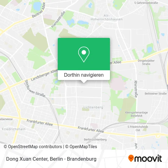 Dong Xuan Center Karte