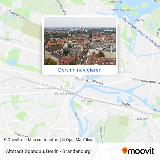 Altstadt Spandau Karte