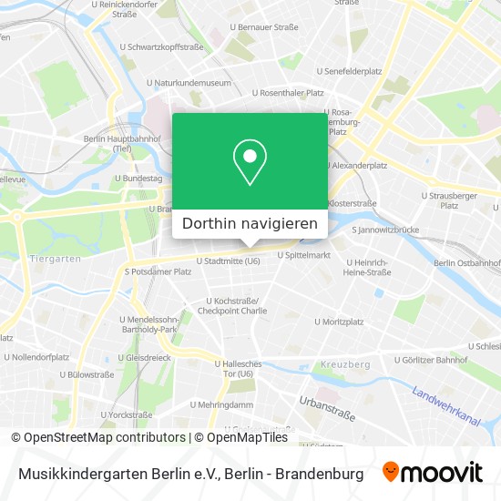 Musikkindergarten Berlin e.V. Karte
