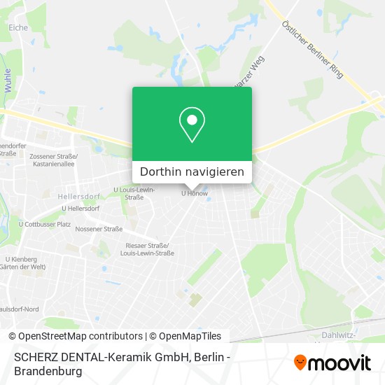 SCHERZ DENTAL-Keramik GmbH Karte
