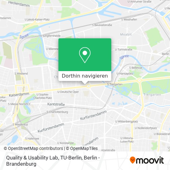 Quality & Usability Lab, TU-Berlin Karte