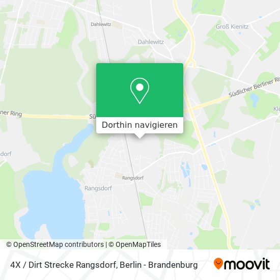 4X / Dirt Strecke Rangsdorf Karte