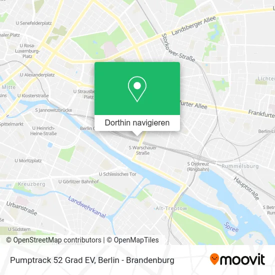 Pumptrack 52 Grad EV Karte