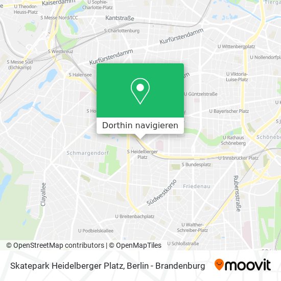 Skatepark Heidelberger Platz Karte