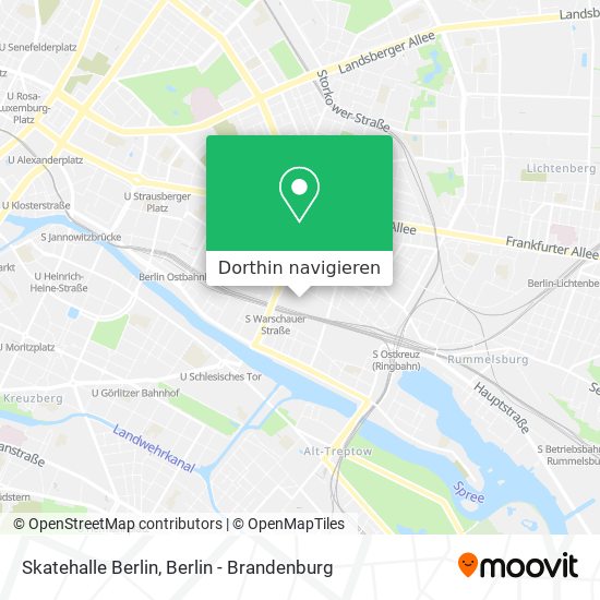 Skatehalle Berlin Karte