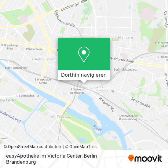 easyApotheke im Victoria Center Karte