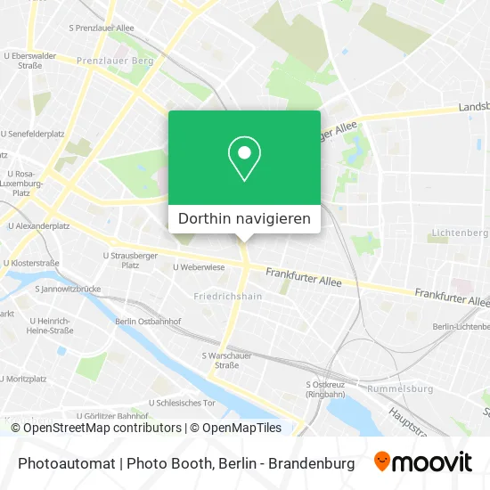 Photoautomat | Photo Booth Karte