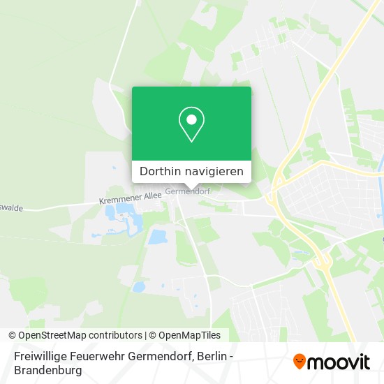 Freiwillige Feuerwehr Germendorf Karte