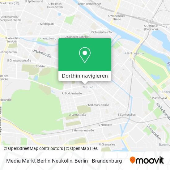 Media Markt Berlin-Neukölln Karte