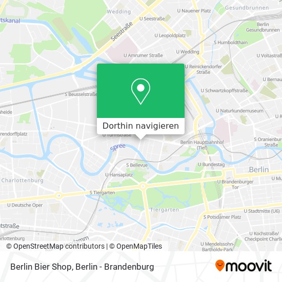 Berlin Bier Shop Karte