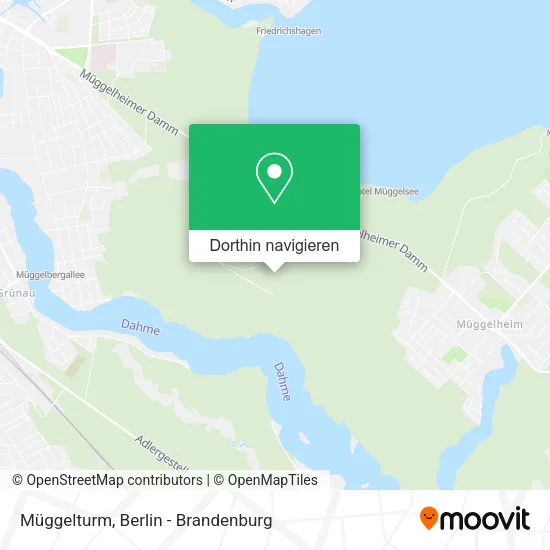Müggelturm Karte