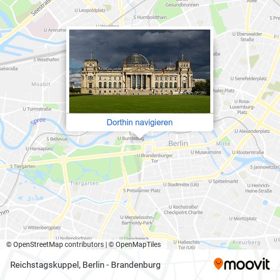 Reichstagskuppel Karte