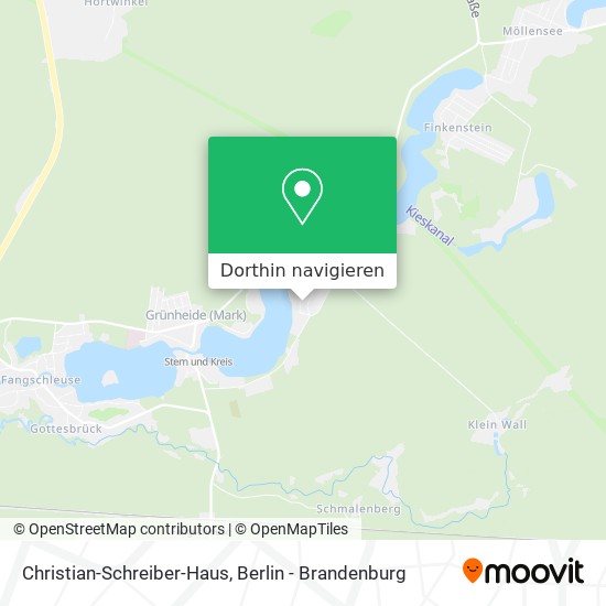 Christian-Schreiber-Haus Karte