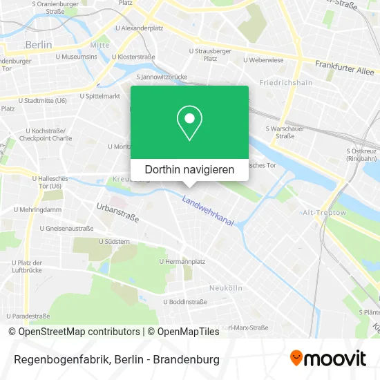 Regenbogenfabrik Karte