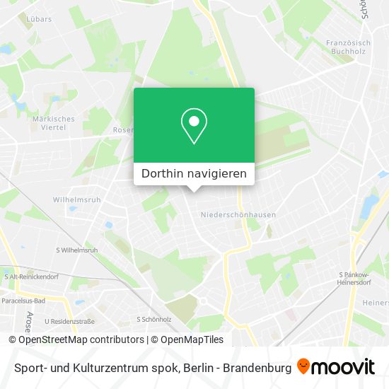 Sport- und Kulturzentrum spok Karte