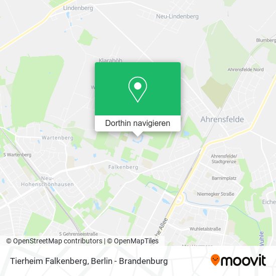 Tierheim Falkenberg Karte