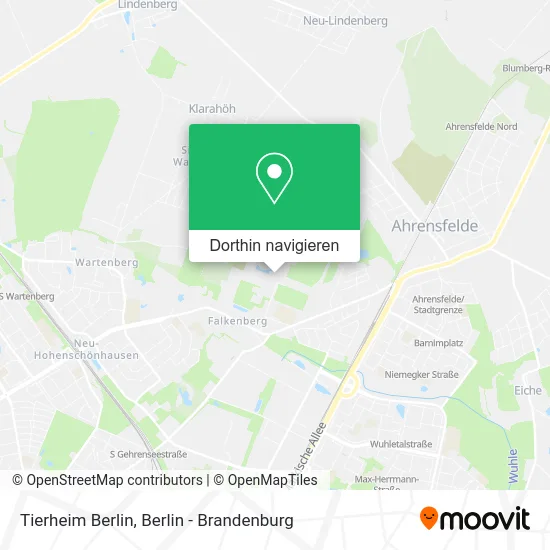 Tierheim Berlin Karte