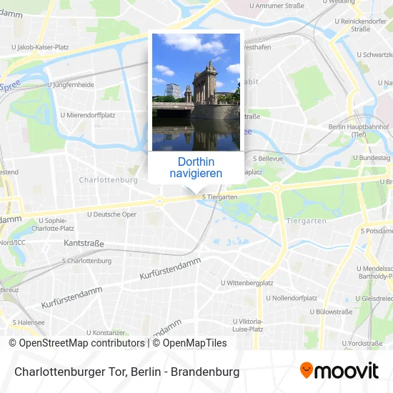 Charlottenburger Tor Karte