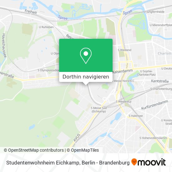 Studentenwohnheim Eichkamp Karte