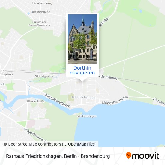 Rathaus Friedrichshagen Karte