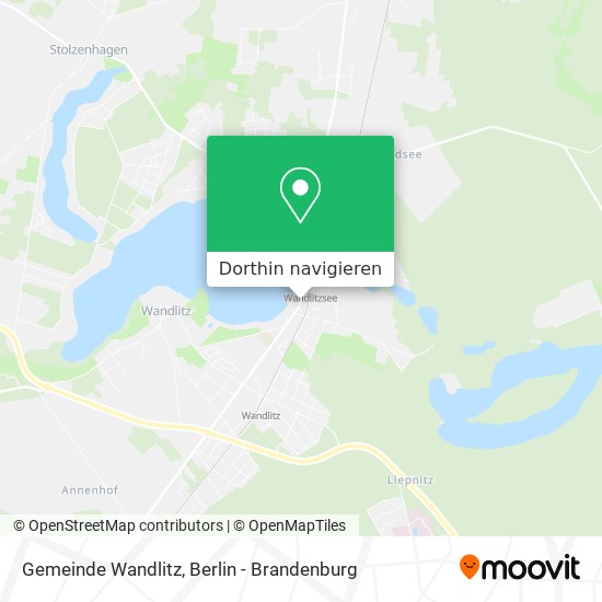 Gemeinde Wandlitz Karte