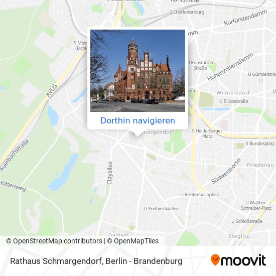 Rathaus Schmargendorf Karte