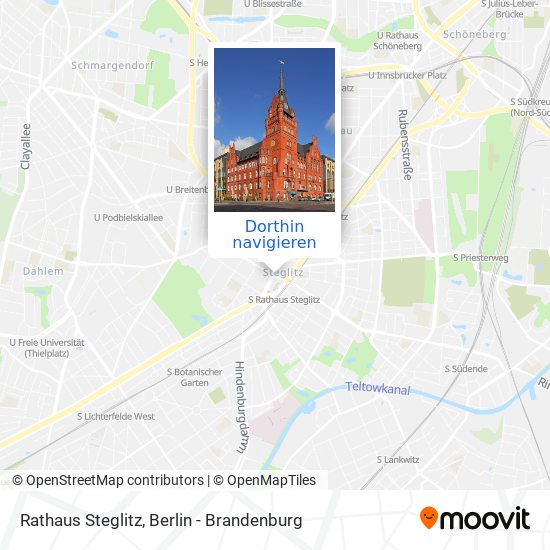 Rathaus Steglitz Karte