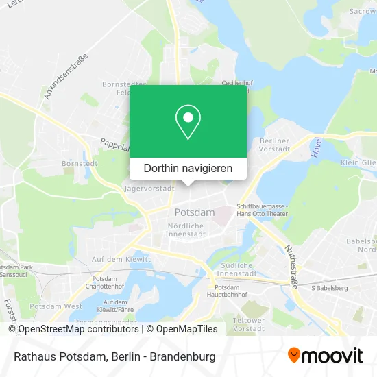 Rathaus Potsdam Karte