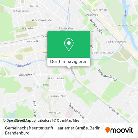 Gemeinschaftsunterkunft Haarlemer Straße Karte