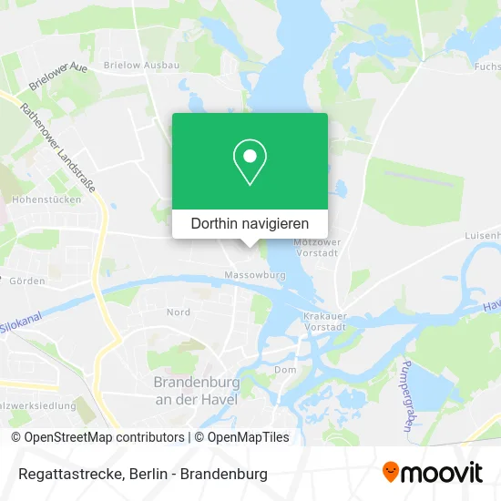 Regattastrecke Karte