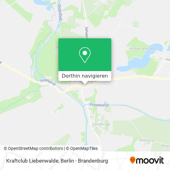 Kraftclub Liebenwalde Karte