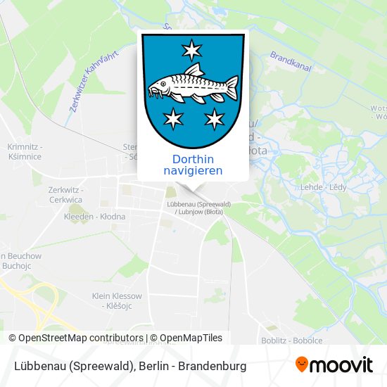 Lübbenau (Spreewald) Karte